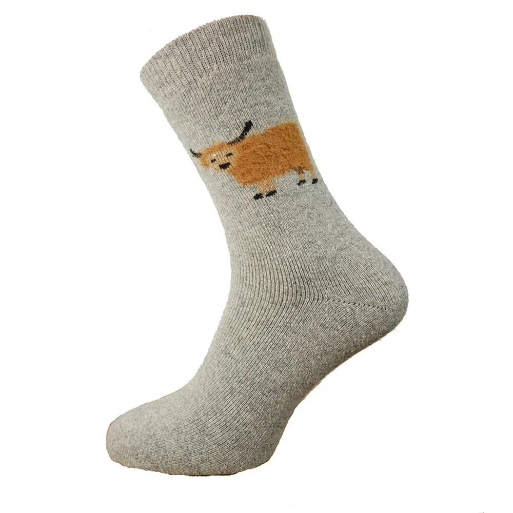 Simple 3D Fleece Textured Socks